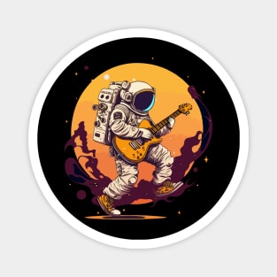 Astronaut Rock Star Magnet